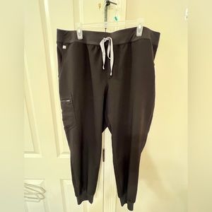 Figs Zamora jogger scrub pants. 3XL. Black.